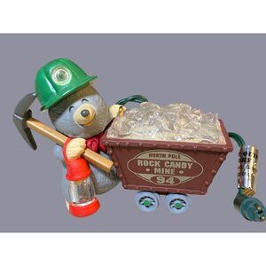 Hallmark Keepsake Ornament "Rock Candy Miner" 1994 Light-Up Magic Christmas Deco